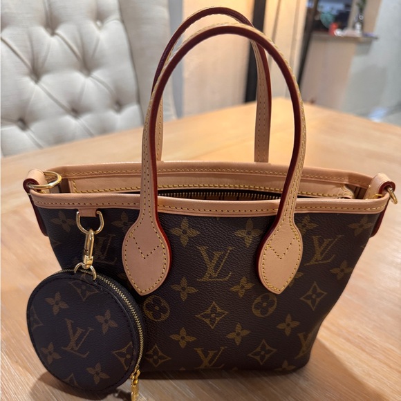 🎄FLASH SALE🎄LOUIS VUITTON NEVERFULL BB BAG with COIN POUCH! VGUC! - Picture 2 of 11
